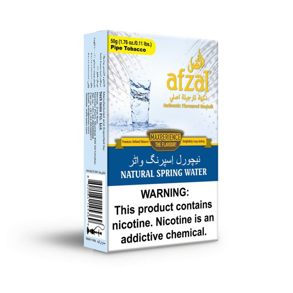 Afzal Natural Spring Water Hookah Flavors