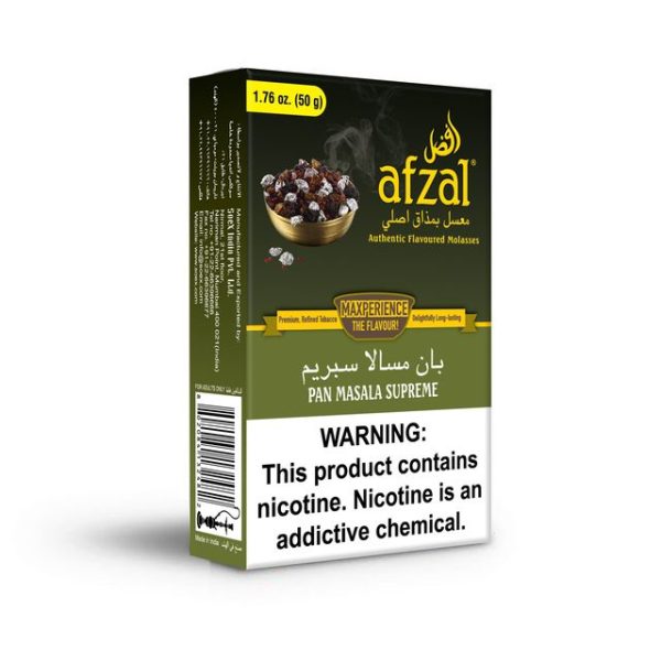 Afzal Pan Masala Supreme Hookah Flavors