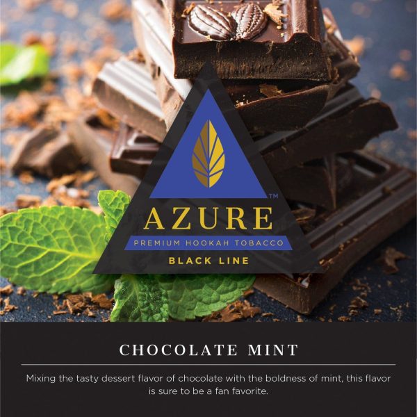 Azure Black Line Chocolate Mint Hookah Shisha Flavor