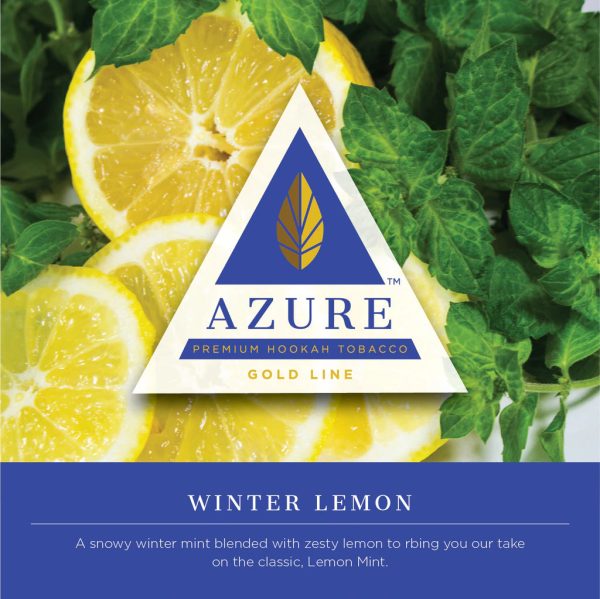 Azure Gold Line Winter Lemon Hookah Shisha Flavor