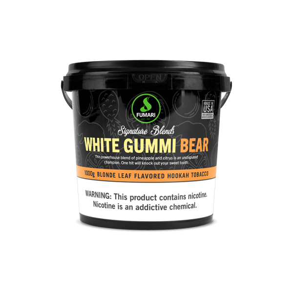 Fumari White Gummi Bear Hookah Shisha Flavor - 1000g