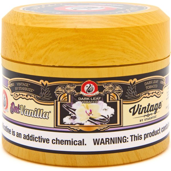 Starbuzz Vintage Dark Vanilla Hookah Flavor 200g